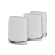NETGEAR Orbi Whole Home Mesh WiFi 6 System with Advanced Cyber Security, 3-pack