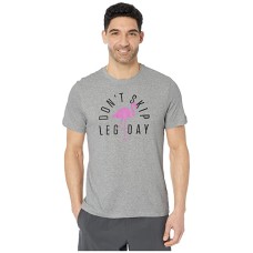 Nike Men’s Dri-FIT Training Flamingo Leg Day T-Shirt (Gray, XX-Large)