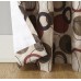  Celestial Geometric Print Grommet Curtain Panel (Red, 48″ x 84″)