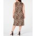  Women’s Size 1x Cheetah Pattern Sleeveless Tank Dress