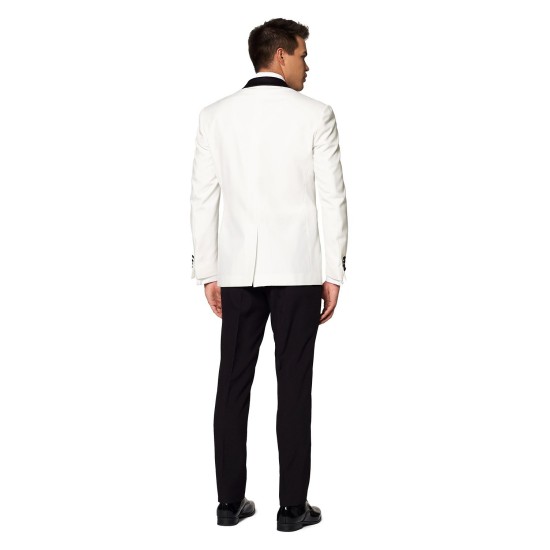 Men’s Pearly White Festive Tuxedo (White, 40 R)