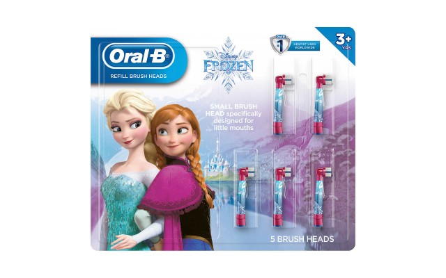  Kids Disney's Frozen 2 or Star Wars Replacement ToothBrush Heads, 5-Count, Frozen
