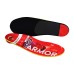 Orthera Foot Armor Orthotic Insoles, Red, Men 11.5-13 / Women 12+