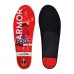 Orthera Foot Armor Orthotic Insoles, Red, Men 9.5-11 / Women 10.5-12