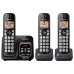  KX-TG833 DECT 6.0 Bluetooth 3-Handset Phone Bundle Talking Caller ID in English & Spanish
