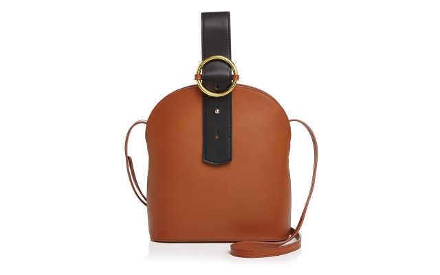  Addicted Leather Crossbody Bag (Tan)