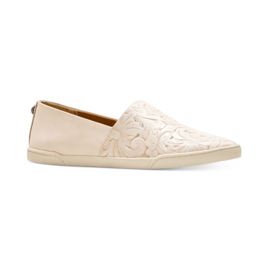 Patricia Nash Lola Slip-On Flat Women's Shoes, White, 6.5