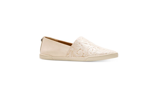 Patricia Nash Lola Slip-On Flat Women's Shoes, White, 6.5