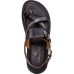  Women’s Fidella Sandals Toe Ring Design Spring Leather, Black, 7.5