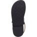  Women’s Fidella Sandals Toe Ring Design Spring Leather, Black, 7.5