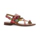  Women’s Fidella Sandals Toe Ring Design Spring Leather, Green, 7.5