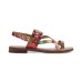  Women’s Fidella Sandals Toe Ring Design Spring Leather, Spring Multi, 8.5