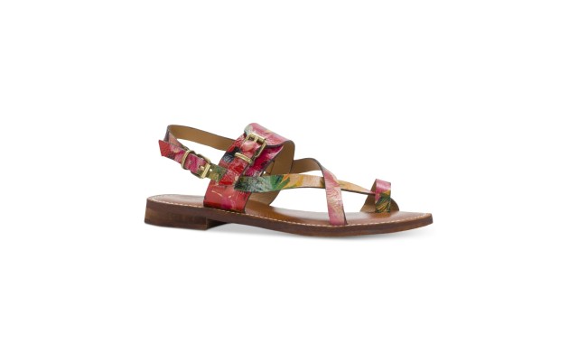  Women’s Fidella Sandals Toe Ring Design Spring Leather, Spring Multi, 8.5