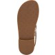  Women’s Fidella Sandals Toe Ring Design Spring Leather, White, 7.5