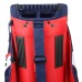 Pebble Beach Cart Bag, 14 Way Top, Full Length Dividers Golf Sports Home Outdoor, Red