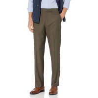 Perry Ellis Men’s Classic Fit Stretch Nails Head Pants (Rain Drum), Rain Drum, 40X30