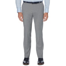 Perry Ellis Men’s Portfolio Slim-Fit Stretch Check Dress Pants (Monument, 36×32)