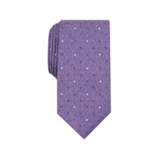 Perry Ellis Men’s Saxon Classic Dot Tie Purple