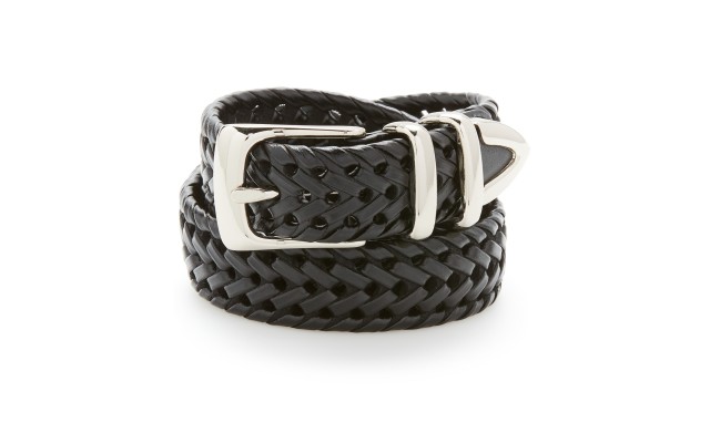  Portfolio Men’s Leather Braided Belt