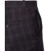  Portfolio Men’s Slim-Fit Stretch Subtle Tonal Plaid Dress Pants, Navy,30X32