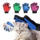 Pet Hair Removal & Grooming Glove 1Pc. For Dogs & Cats – Bathing & Massaging Glove For Pets, Blue, Left Hand