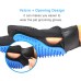 Pet Hair Removal & Grooming Glove 1Pc. For Dogs & Cats – Bathing & Massaging Glove For Pets, Blue, Left Hand
