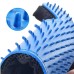 Pet Hair Removal & Grooming Glove 1Pc. For Dogs & Cats – Bathing & Massaging Glove For Pets, Blue, Left Hand