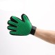 Pet Hair Removal & Grooming Glove 1Pc. For Dogs & Cats – Bathing & Massaging Glove For Pets, Green, Left Hand