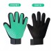 Pet Hair Removal & Grooming Glove 1Pc. For Dogs & Cats – Bathing & Massaging Glove For Pets, Green, Left Hand