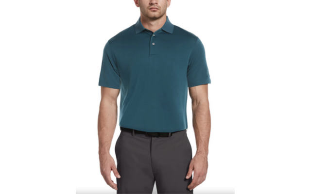  Men's Airflux Solid Polo Shirt, Green, XX-Large