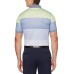  Men’s Colorblocked Polo Shirt (Green, S)