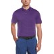  Men’s Short Sleeve Feeder Stripe Golf Polo Shirt (Purple, Small)