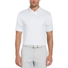 PGA TOUR Men’s Short-Sleeve Polo T-Shirt (White, Small)