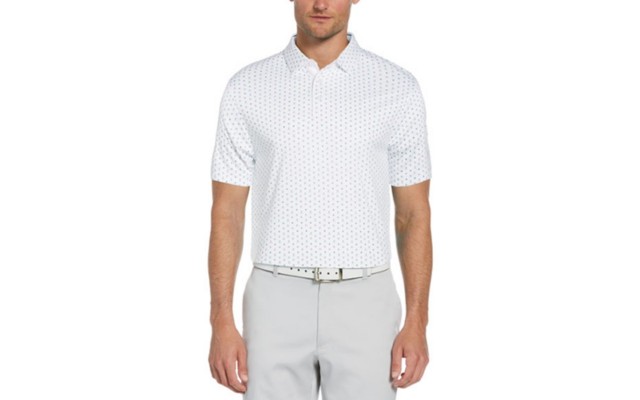  Men’s Short-Sleeve Polo T-Shirt (White, Small)