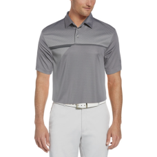 PGA TOUR Men’s Tech Polo Shirt (Gray, S)