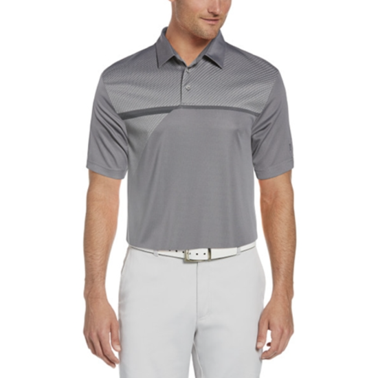  Men’s Tech Polo Shirt (Gray, S)