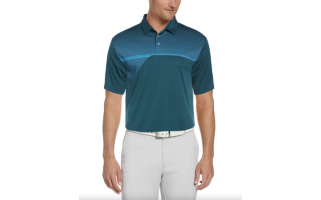  Men’s Tech Polo Shirt (Green, S)