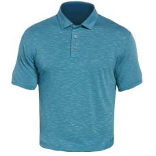 PGA TOUR Men’s Textured Golf Polo (Submerged, M)