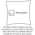  Indoor/Fairhaven Lumbar Pillow, Rectangular Throw (Red, 18.5 x 11.5 )