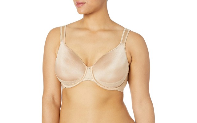  Love My Curves Full Coverage Perfect Life Underwire Bra, Nude, 42 D