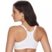  Women’s Nursing Sports Bra with Racerback (White, XX-Large)