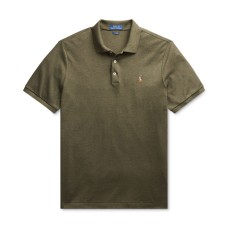 Polo Ralph Lauren Big and Tall Classic Fit Interlock Polo Shirt (Green, XLT)
