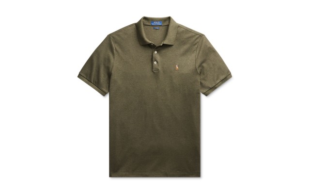  Big and Tall Classic Fit Interlock Polo Shirt (Green, XLT)