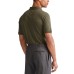  Big and Tall Classic Fit Interlock Polo Shirt (Green, XLT)