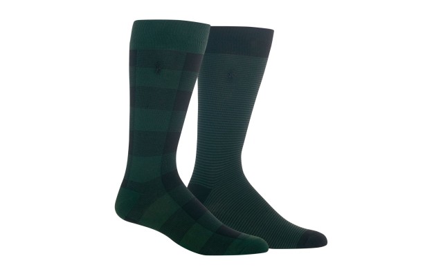  Men’s Big & Tall 2-Pk. Buffalo Plaid Socks