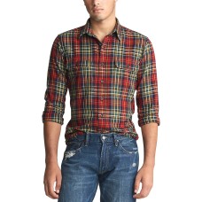 Polo Ralph Lauren Men’s Classic Fit Plaid Workshirt (Assorted, L)
