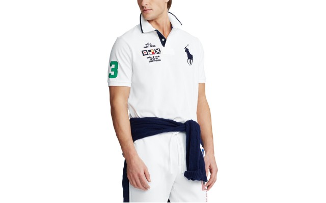   Men’s Custom Slim-Fit Mesh Polo