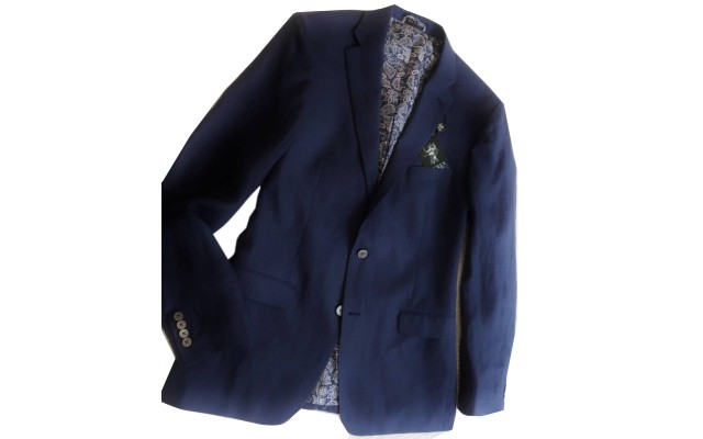 Polo Ralph Lauren Mens Sports Coat Blazer Jacket Navy, Navy, 40L
