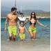 Printed, Solid & Fluorescent Colored Quick Dry Swim Shorts for Boys and Girls, Swim Trunks, Bathing Suits, Swimwear, Swim Shorts for Kids, Fluorescent Green, 11-12T