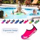 Quick-Dry, Non-Slip, Lightweight Water Shoes For Summer, Beach, Sea & Pool – For Boys, Girls, Babies, Toddlers & Little Kids, Pink/White, Little Kid 13